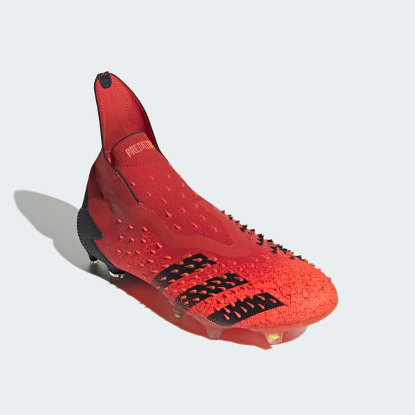 Adidas predator laceless red on sale